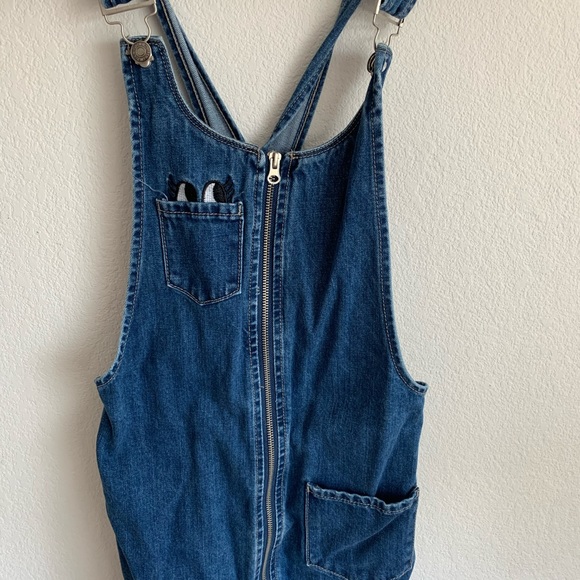 Forever 21 denim overall dress - Picture 1 of 3